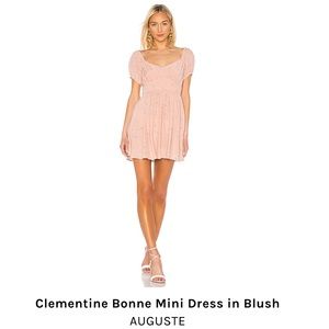 AUGUSTE Clementine Bonne Dress in Blush